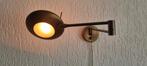 Dimbare bronzen verstelbare wandlamp, Ophalen, Zo goed als nieuw