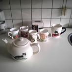 5 Engelse en 1 francien's  mokken katten, Huis en Inrichting, Keuken | Servies, Ophalen of Verzenden, Overige stijlen, Overige typen