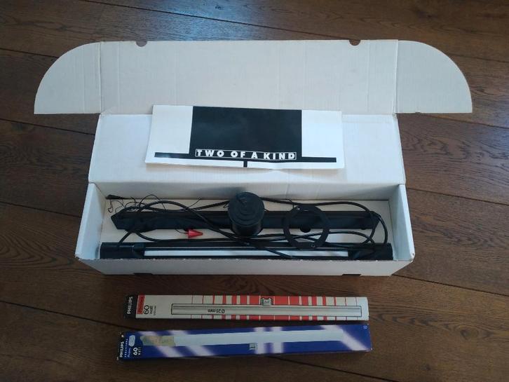 Two of a Kind hanglamp inclusief originele doos, Huis en Inrichting, Lampen | Hanglampen, Gebruikt, 75 cm of meer, Kunststof, Metaal