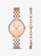Michael Kors pyper horloge & armband t.w.v. €329, Overige merken, Staal, Polshorloge, Nieuw