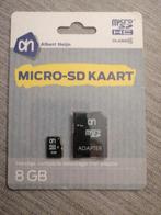 8GB MicroSDHC Kaart - Albert Heijn, Audio, Tv en Foto, Fotografie | Geheugenkaarten, MicroSDHC, 8 GB, Nieuw, Ophalen of Verzenden