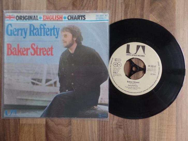 single  Gerry Rafferty - Baker Street , Cd's en Dvd's, Vinyl Singles, Gebruikt, Single, Rock en Metal, 7 inch, Ophalen of Verzenden