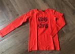 Oranje /Rood girls longsleeve shirt maat 116 meisjeskleding, Kinderen en Baby's, Meisje, Ophalen of Verzenden, Zo goed als nieuw