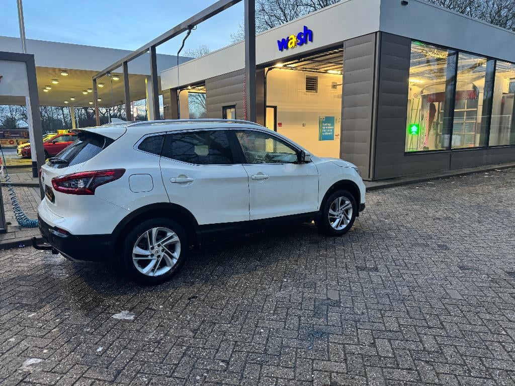 Nissan Qashqai 1.2 Dig-t 85KW 2WD 2018 Wit "+ Zomerbanden!", Auto's, Voorwielaandrijving, Zwart, 4 cilinders, Wit