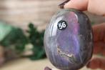 Labradoriet handsteen 56 mineralen edelsteen paars, Ophalen of Verzenden, Mineraal