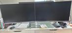 Double  beeldscherm merk VIZTA, Computers en Software, Monitoren, Ophalen, Overige typen, Overige resoluties, Ingebouwde speakers