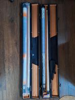 Biljartkeu in prachtige lederen koffer., Ophalen of Verzenden, Nieuw, Keu of Ballen