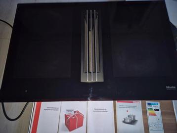 Miele inductiekookplaat met afzuiging KMDA 7774 Z.G.A.N!!!! beschikbaar voor biedingen