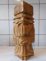 Japanse gelukspop houten sculptuur NIPOPO, Ophalen of Verzenden