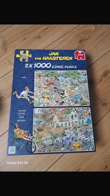 Jan van Haasteren puzzels de bakkerij en safari/de storm beschikbaar voor biedingen