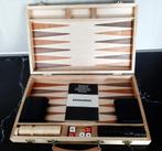Backgammon in mooie houten kist, Een of twee spelers, Ophalen of Verzenden, Zo goed als nieuw, Onbekend