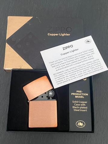 ZIPPO COPPER PRE-PRODUCTION MODEL beschikbaar voor biedingen