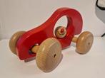 Houten Speelgoed Auto - Rode Klassieker Jan Bibbejan, Ophalen of Verzenden, Zo goed als nieuw, Duw- of Trekspeelgoed