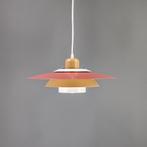 Scandinavische Hanglamp – in roze en bruin - Designlight A/S, Mid century modern, Ophalen of Verzenden, Zo goed als nieuw, 75 cm of meer