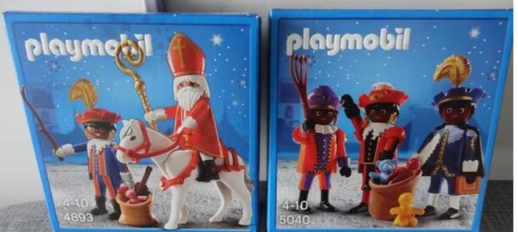 Playmobil Sinterklaas & Pakjespieten – Set 4893 + 5040, Kinderen en Baby's, Speelgoed | Playmobil, Nieuw, Complete set, Ophalen of Verzenden