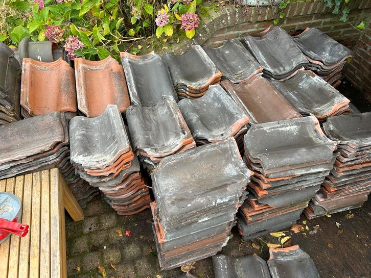 Gebruikte DW&S Dakpannen + Nokvorsten, Doe-het-zelf en Verbouw, Dakpannen en Dakbedekking, Gebruikt, Dakpannen, Steen of Klei