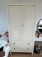 Witte Kledingkast met Deuren en Lades, Ophalen, Overige materialen, Gebruikt, 50 tot 100 cm