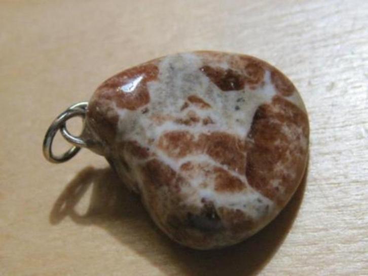 h. 2x edelsteenhanger GRANAAT in RINESTONE (2), Sieraden, Tassen en Uiterlijk, Kettinghangers, Nieuw, Steen of Mineraal, Overige kleuren