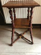 Grote Eiken Piëdestal of Bijzet Tafel., Ophalen