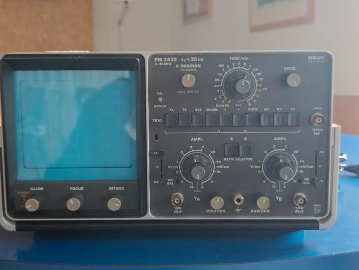 Philips PM 3233 Oscilloscope, Hobby en Vrije tijd, Elektronica-componenten, Gebruikt, Ophalen
