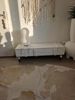 Vintage Opbergkist / Salontafel - Wit, Huis en Inrichting, Tafels | Salontafels, Ophalen, Minder dan 50 cm, Gebruikt, 100 tot 150 cm