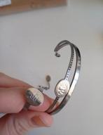 Ring + armband setje slang, Ophalen of Verzenden, Zo goed als nieuw, Zilver, Dame