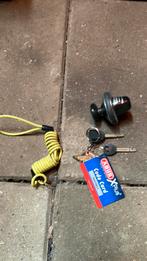 Motorfiets schijfremslot Abus, Ophalen of Verzenden, Gebruikt