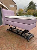 Hoog laag bed 90x200 merk puur, Huis en Inrichting, Slaapkamer | Bedden, Ophalen, Verstelbaar, 90 cm, Zo goed als nieuw