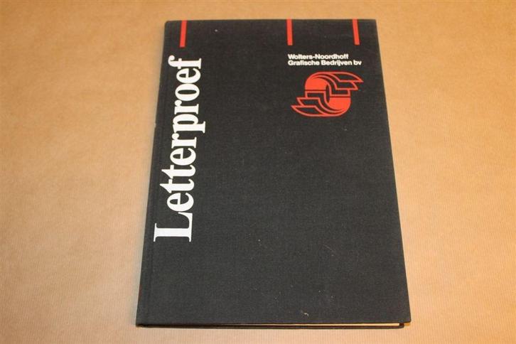 Letterproef Wolters-Noordhoff Grafische bedrijven bv, Boeken, Catalogussen en Folders, Zo goed als nieuw, Ophalen of Verzenden