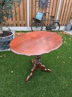 Antieke biedermeier bijzettafel, Ophalen, Gebruikt, 75 cm of meer, 60 cm of meer