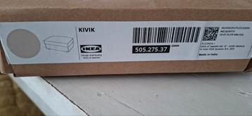 Ikea hoes voor voetenbank kivik licht beige - afbeelding 1