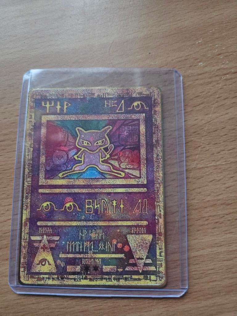 Zeldzame Mew Pokémon kaart, Ophalen of Verzenden, Gebruikt