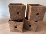 4x Ikea Knipsa mand zeegras, Huis en Inrichting, Ophalen of Verzenden, Nieuw, Rond, Riet