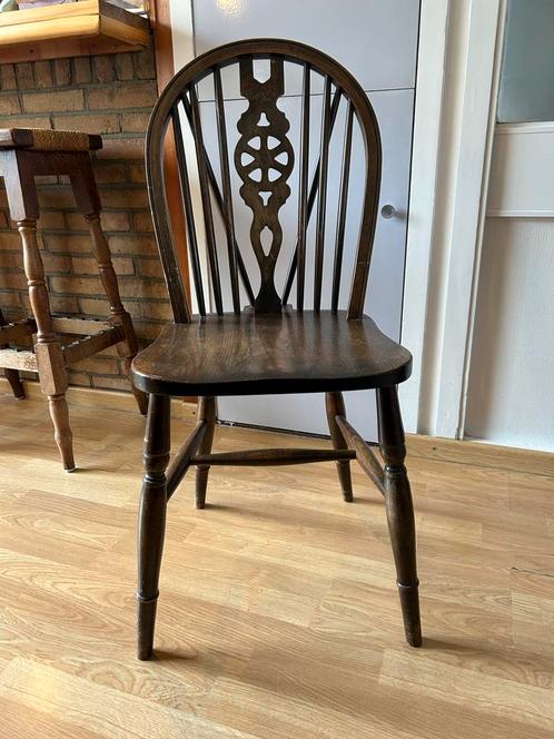 4  Windsor Stoelen, Huis en Inrichting, Stoelen, Hout, Bruin, Ophalen