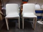 Selene stoel Magistretti space age design jaren 60 Artemide, Huis en Inrichting, Stoelen, Kunststof, Gebruikt, Twee, Wit
