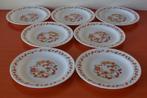 Set van 7 retro vintage Arcopal borden - Zonnebloem, Huis en Inrichting, Keuken | Servies, Ophalen of Verzenden, Bord(en), Overige stijlen