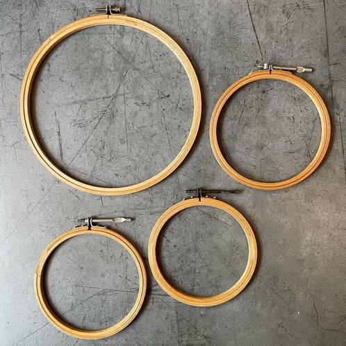 houten borduurhoepels, borduurringen, ringen, handwerk, Hobby en Vrije tijd, Borduren en Borduurmachines, Gebruikt, Onderdeel of Toebehoren