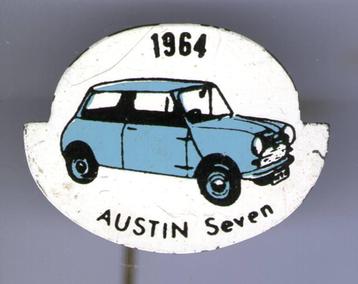 1964 Austin Seven blauw/blik oldtimer auto speldje ( A_063 ) beschikbaar voor biedingen