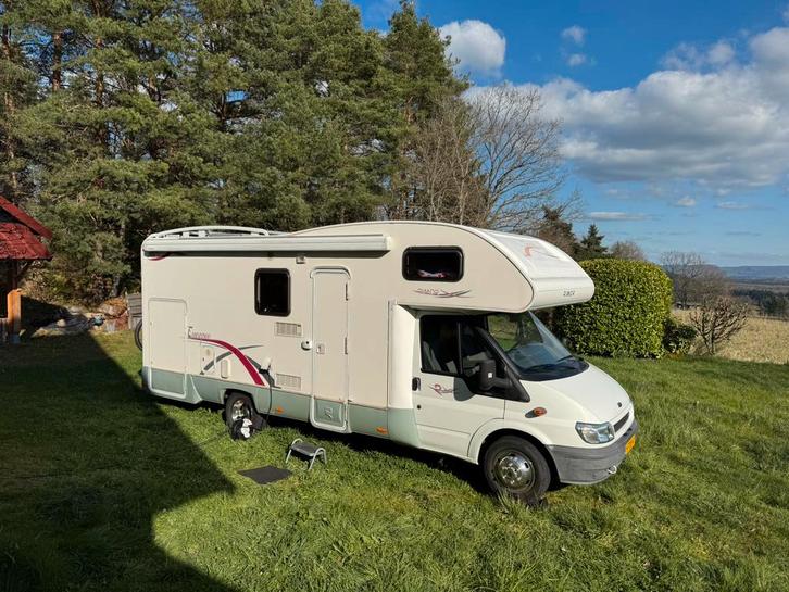 Fijne familie camper met alkoof, Caravans en Kamperen, Campers, Particulier, tot en met 6, Alkoof, Ford, Diesel, Handgeschakeld