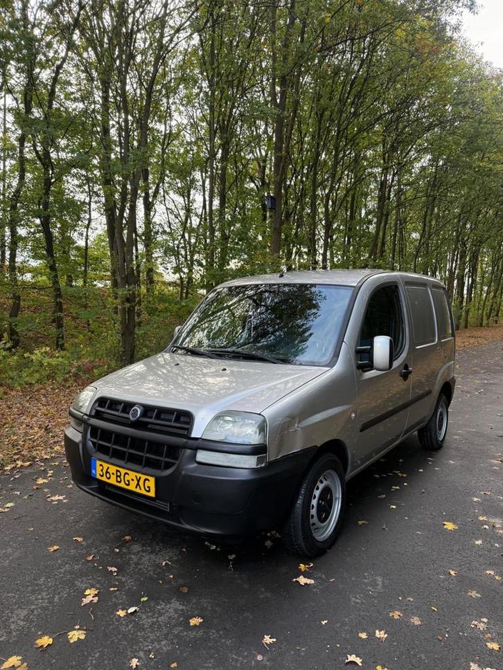 Fiat Doblò 1.9 JTD, nwe APK! Slechts 161208km!, Auto's, Bestelauto's, Bedrijf, Te koop, Elektrische ramen, Schuifdeur, Startonderbreker