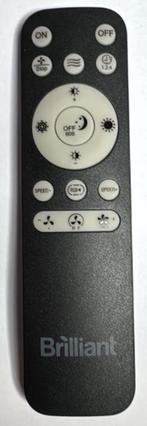 Afstandsbediening Brilliant Slimline plafondventilator g6006, Universeel, Nieuw, Botterweg 68 1113 HV Diemen, Afstandsbediening online