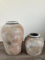 2 potten/ vazen 20x30cm en 18x18cm, diameter potgaten 8,5cm, Huis en Inrichting, Woonaccessoires | Vazen, Ophalen of Verzenden