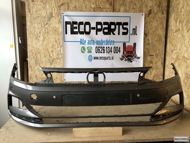 Vw polo 2g bumper voorbumper pdc origineel 2018-2020, Auto-onderdelen, Carrosserie en Plaatwerk, Bumper, Volkswagen, Voor, Gebruikt