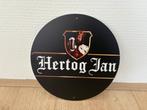 Vintage rond Hertog Jan bord (20x20), Ophalen of Verzenden, Gebruikt, Reclamebord, Plaat of Schild, Hertog Jan