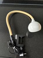 Leuk volledig verstelbaar wit  buro lampje, Ophalen of Verzenden, Zo goed als nieuw, Metaal, Minder dan 50 cm