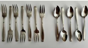 Gebaksvorkjes en Theelepels Gero Zilmeta 562 beschikbaar voor biedingen