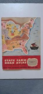 Americana : wegenkaart VS, Mexico, Canada ,Alaska 1952, Gelezen, Rand McNally and comp., Overige gebieden, Ophalen of Verzenden