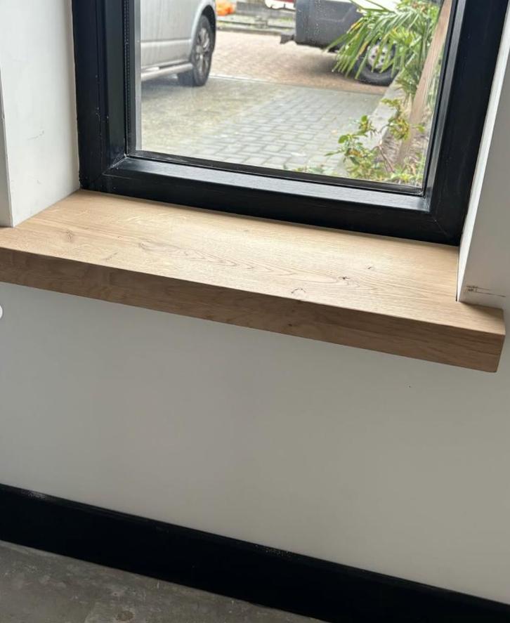 Eiken overzetvensterbanken, Huis en Inrichting, Woonaccessoires | Wandplanken en Boekenplanken, Nieuw, Ophalen of Verzenden