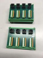 RJ45 patchmodules DIN-rail montage, Ophalen of Verzenden, Zo goed als nieuw
