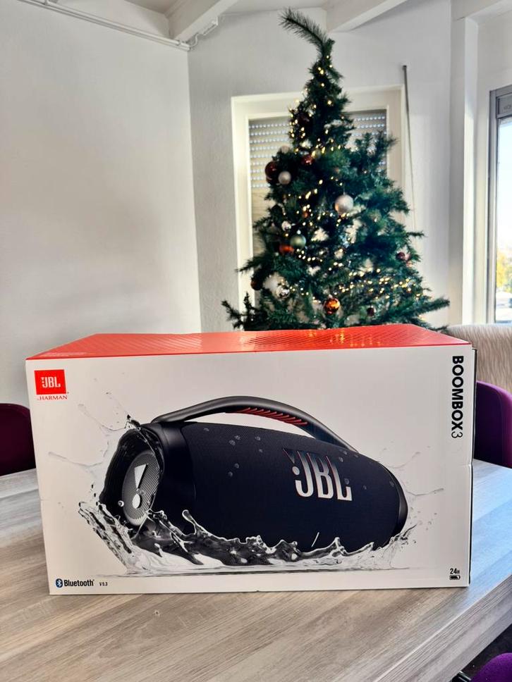 JBL Boombox 3 – Nieuw in doos, nooit gebruikt!, Audio, Tv en Foto, Luidsprekers, Zo goed als nieuw, 120 watt of meer, JBL, Ophalen